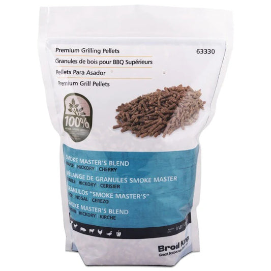 BROIL KING - SMOKE MASTER'S BLEND PELLETS 3LB BAG 63330