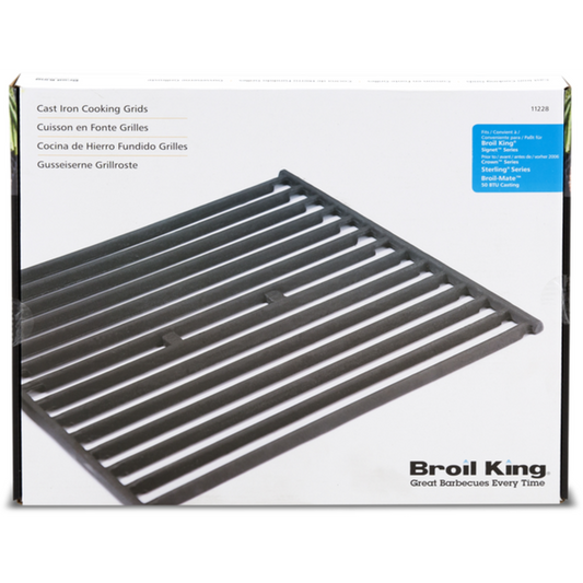 Broil King Cooking Grid - Signet- Cast Iron - 2 Pieces 11228
