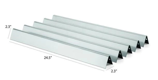 GRILL CARE 17540 STAINLESS STEEL HEAT TENTS - COMPATIBLE WITH GENESIS 300 (SET OF 5)