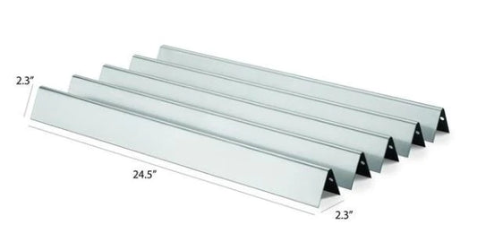 GRILL CARE 17540 STAINLESS STEEL HEAT TENTS - COMPATIBLE WITH GENESIS 300 (SET OF 5)